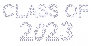 Class of 2023 Rhinestone Transfer