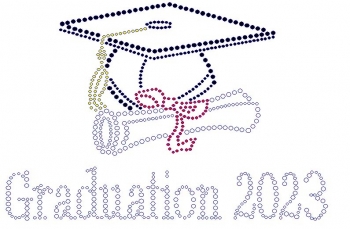Graduation 2023 Rhinestone Transfer