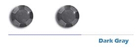 4mm Dark Gray Rhinestuds