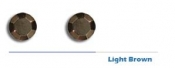 4mm Light Brown Rhinestuds