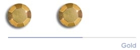 6mm Gold Rhinestuds