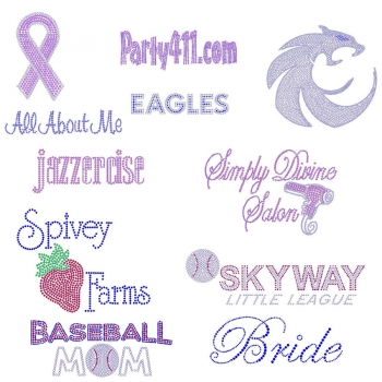 Custom Rhinestone Transfer