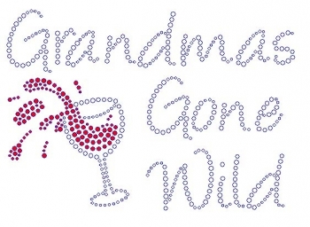 Grandmas Gone Wild Rhinestone Transfer