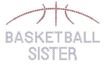 Basketball Sister Rhinestone Transfer