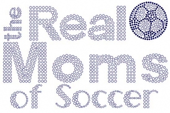 Real Moms of Soccer Rhinestone Transfer
