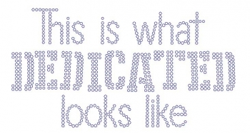 This is What DEDICATED Looks Like Rhinestone Transfer