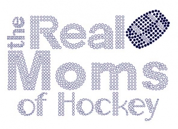 Real Moms of Hockey Rhinestone Transfer