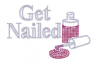 Get Nailed rhinestone transfers