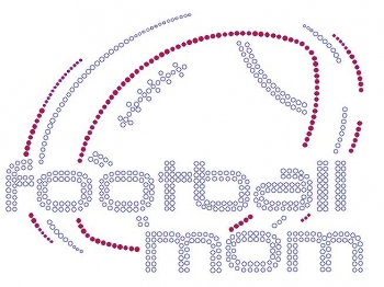 Football Mom Rhinestone Transfer Siam