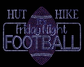 Hut Hike It's Friday Night Football Rhinestone Transfers