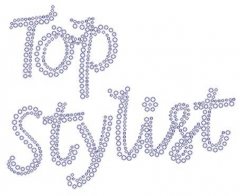 Top Stylist Rhinestone Transfer