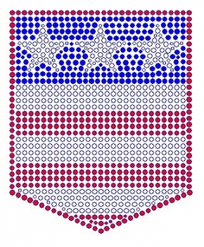 Stars and Stripes Pocket Rhinestone Transfer