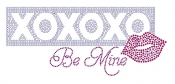 XOXO Be Mine Rhinestone Transfer