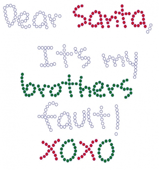 It's My Brothers Fault Rhinestone Transfer