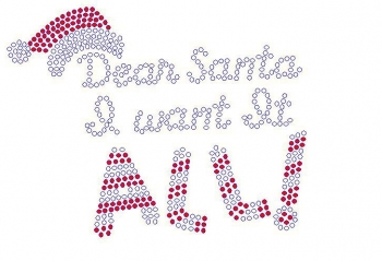 I Want it ALL rhinestone transfers