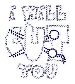 I Will Cut You Rhinestone Transfers