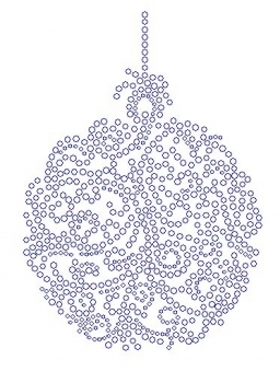 Ornament rhinestone transfers
