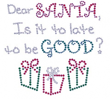 Too Late to be Good rhinestone transfers