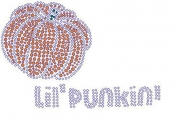 Lil Punkin Rhinestone Transfer