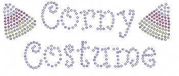 Corny Costume Rhinestone Transfer