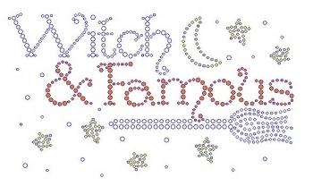 Witch & Famous Rhinestone Transfer