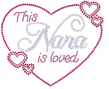 This Nana is Loved Rhinestone Transfer
