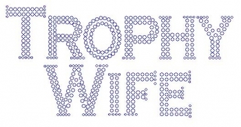 Trophy Wife Rhinestone Transfer