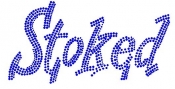 Stoked Rhinestone Transfer
