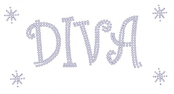 Diva Rhinestone Transfer
