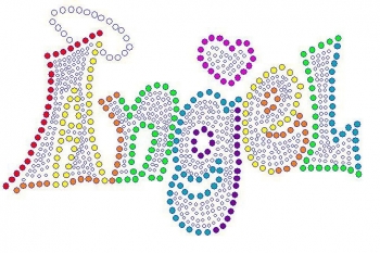 Angel Rhinestud Transfer