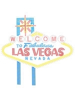 Las Vegas Sign Rhinestud Transfer