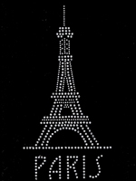 Paris Rhinestone Transfer