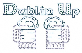 Dublin Up Rhinestone Transfer