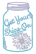 Get Your Shine On Rhinestone Transfer