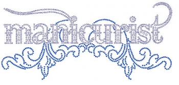 Manicurist rhinestone transfers