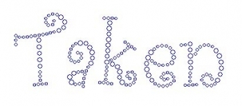 Taken Curly Font Rhinestone Transfer