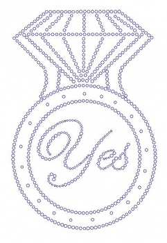 Yes with Ring Rhinestone Transfer