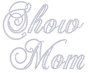 Show Mom Rhinestone Transfer