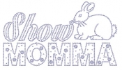 Show Momma Rabbit Rhinestone Transfer