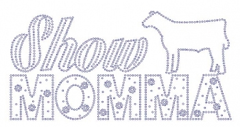 Show Momma Steer Rhinestone Transfer