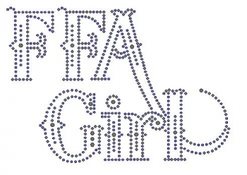 FFA Girl Rhinestone Transfer