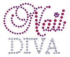 Nail Diva small rhinestone transfers