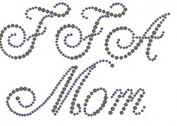 FFA MoM Rhinestone Transfer