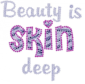 Beauty is Skin Deep  Rhinestone Transfers