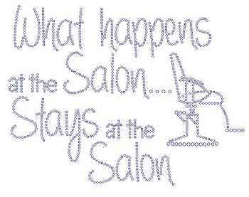 What Happens at the Salon Stays at the Salon Rhinestone Transfers