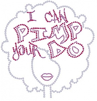 I Can Pimp Your Do Rhinestone Transfers