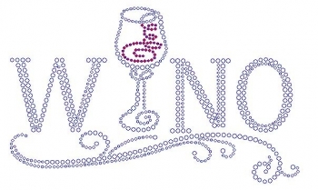 Wino Rhinestone Transfer