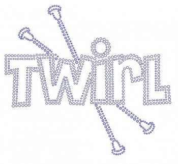Twirl Rhinestone Transfer