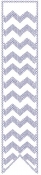 Cheer Ribbon Chevron Rhinestone Transfer