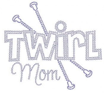 Twirl Mom Rhinestone Transfer